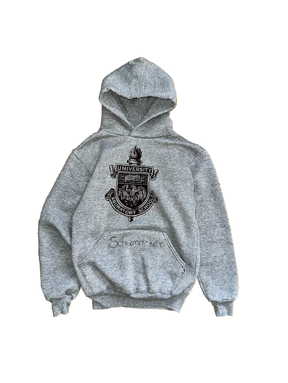 University Chicago Laboratory Schools Russell Athletics Hoodie Champion 90s USA
